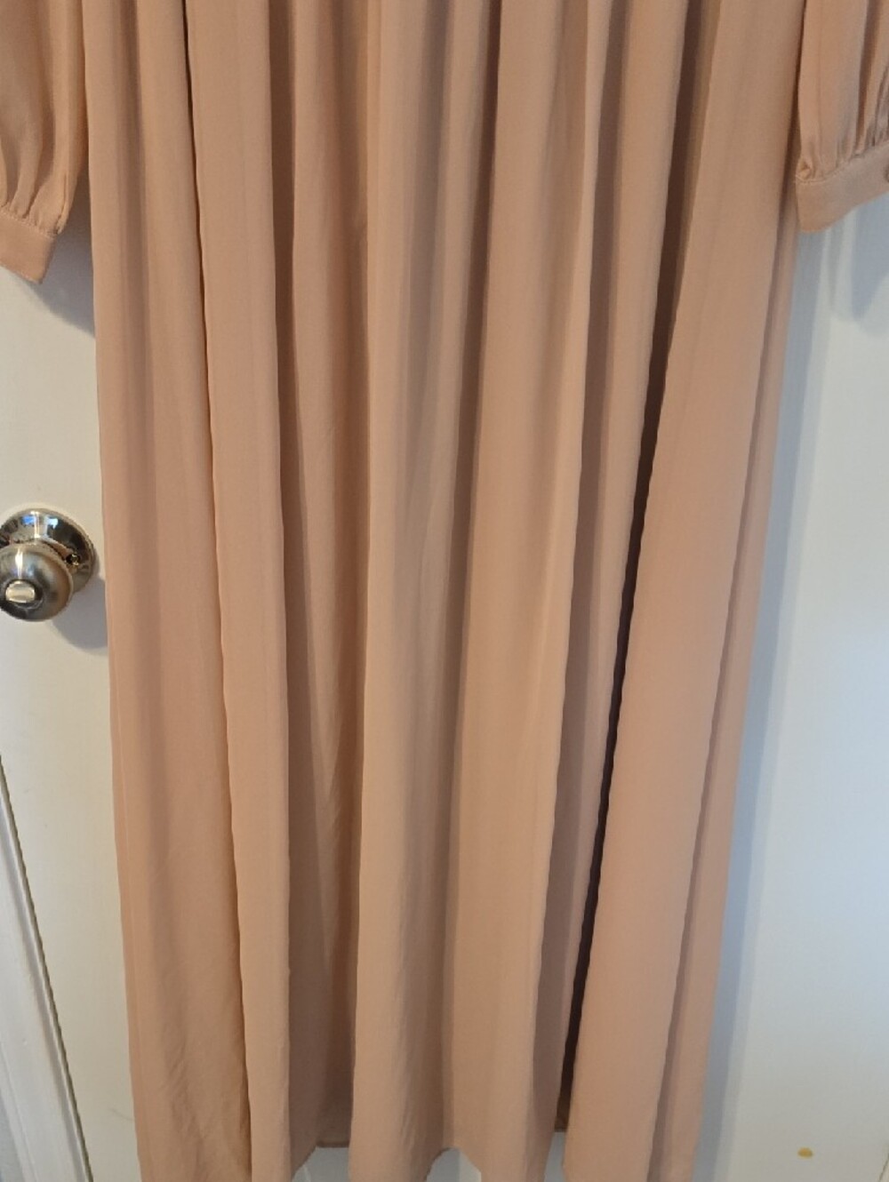 Lulu's Nude Long Sleeve Maxi Dress - Picture 7 of 9